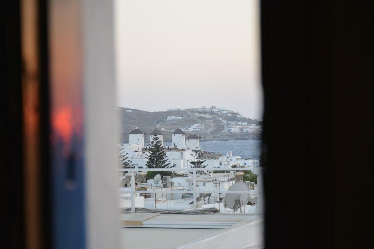 Bright & Relaxing Loft With Attic Room In The Heart Of Mykonos City Mykonos Town Exteriör bild